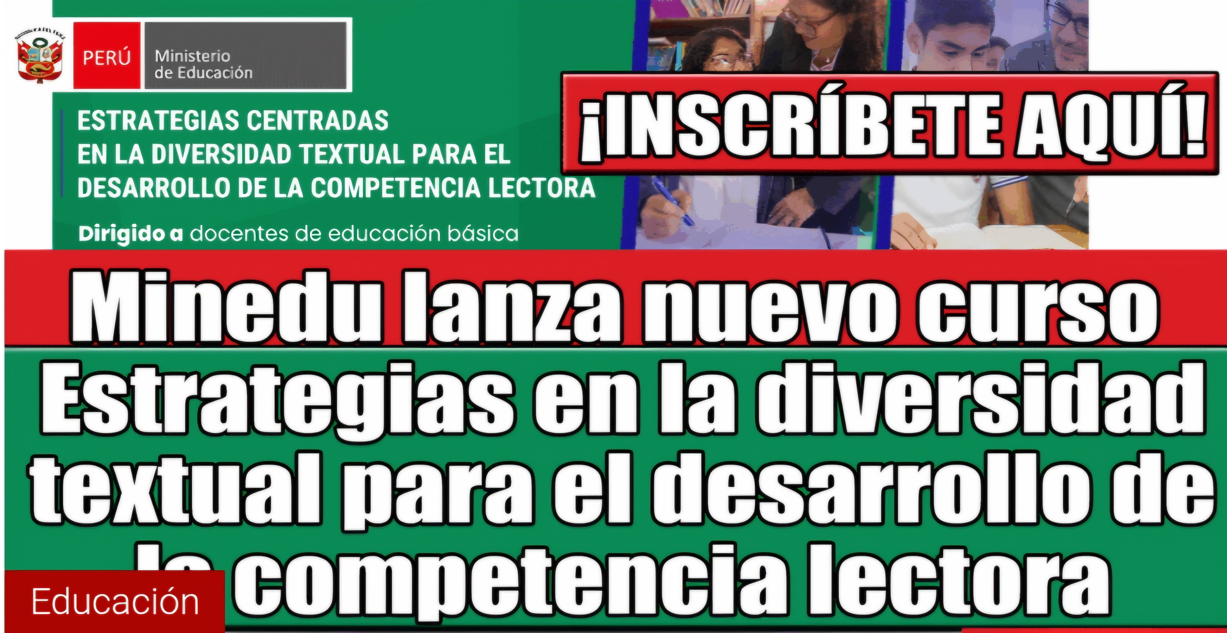 Minedu lanza nuevo curso 