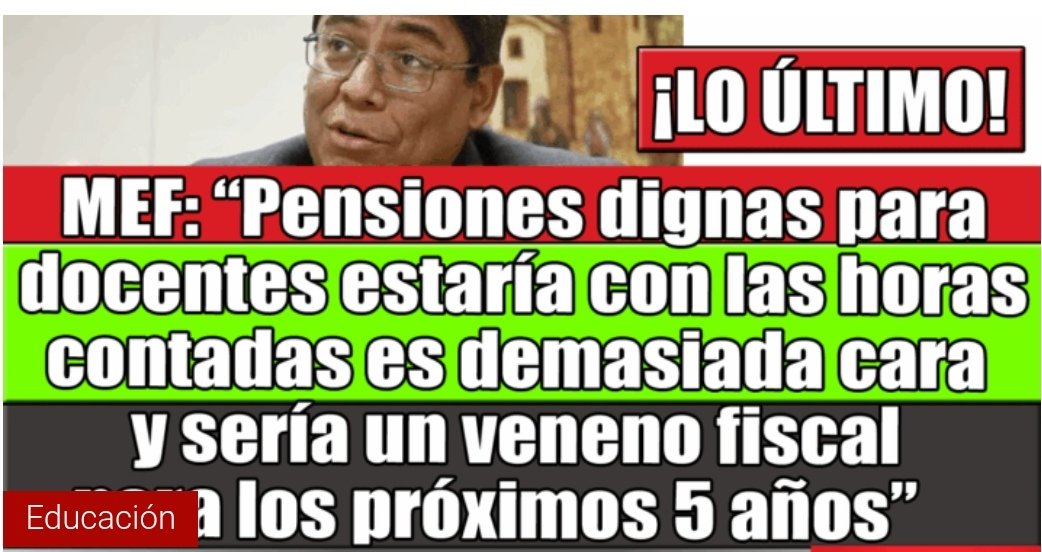 Nuevo Ministro de Economía informa que pensiones dignas para docentes estaría con las horas contadas: es demasiada cara y sería un veneno fiscal para los próximos 5 años