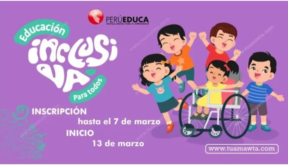 Curso virtual “Educación inclusiva para atender la diversidad I”.